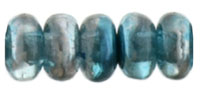 Rondelle 3mm : Mirror - Teal