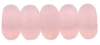Rondelle 3mm : Matte - Milky Pink