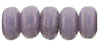 Rondelle 3mm : Luster - Opaque Lilac