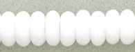 Rondelle 4mm : Opaque White