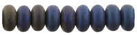 Rondelle 4mm : Matte - Iris - Blue