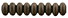 Rondelle 4mm : Matte - Dk Bronze