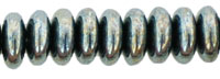 Rondelle 6mm : Hematite