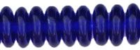 Rondelle 6mm : Cobalt