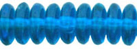 Rondelle 6mm : Capri Blue