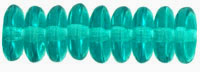 Rondelle 6mm : Teal