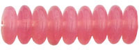 Rondelle 6mm : Milky Pink