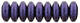 Rondelle 6mm : Metallic Suede - Purple