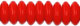 Rondelle 6mm : Opaque Red