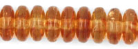 Rondelle 6mm : HurriCane Glass - Brown Sugar
