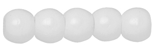 Round Beads 2mm : Opaque White