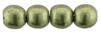 Round Beads 2mm : ColorTrends: Sueded Gold Fern