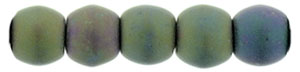 Round Beads 2mm : Matte - Iris - Purple
