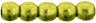 Round Beads 2mm : ColorTrends: Saturated Metallic Primrose Yellow