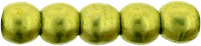 Round Beads 2mm : ColorTrends: Saturated Metallic Primrose Yellow