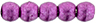 Round Beads 2mm : ColorTrends: Saturated Metallic Pink Yarrow