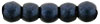 Round Beads 2mm : Metallic Suede - Dk Blue