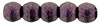 Round Beads 2mm : Metallic Suede - Pink