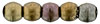 Round Beads 2mm : Matte - Metallic Leather