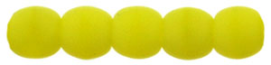 Round Beads 2mm : Matte - Chartreuse