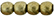Round Beads 3mm : ColorTrends: Saturated Metallic Golden Lime
