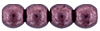 Round Beads 3mm : ColorTrends: Saturated Metallic Red Pear