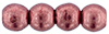 Round Beads 3mm : ColorTrends: Saturated Metallic Valiant Poppy