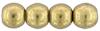 Round Beads 3mm : ColorTrends: Saturated Metallic Ceylon Yellow