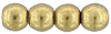 Round Beads 3mm : ColorTrends: Saturated Metallic Ceylon Yellow