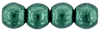 Round Beads 3mm : ColorTrends: Saturated Metallic Martini Olive