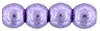 Round Beads 3mm : ColorTrends: Saturated Metallic Crocus Petal