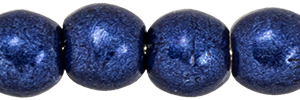 Round Beads 3mm : ColorTrends: Saturated Metallic Evening Blue