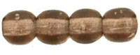 Round Beads 3mm : Smoky Topaz