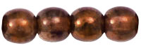 Round Beads 3mm : Luster - Transparent Gold/Smokey Topaz