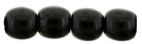 Round Beads 3mm : Jet