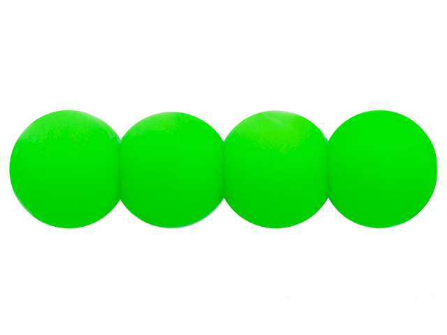 Round Beads 3mm : Neon Green