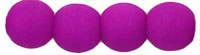 Round Beads 3mm : Neon Purple