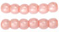 Pearl Coat - Round 3mm : Pearl - Coral Blush