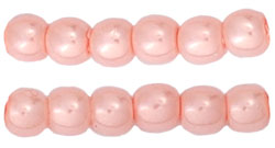 Pearl Coat - Round 3mm : Pearl - Coral Blush
