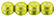 Round Beads 3mm : ColorTrends: Saturated Metallic Primrose Yellow