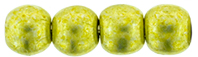 Round Beads 3mm : ColorTrends: Saturated Metallic Primrose Yellow