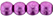 Round Beads 3mm : ColorTrends: Saturated Metallic Pink Yarrow