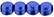 Round Beads 3mm : ColorTrends: Saturated Metallic Lapis Blue