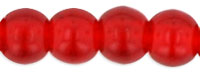 Round Beads 3mm : Lt Siam Ruby