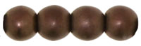 Round Beads 3mm : Matte - Dk Bronze
