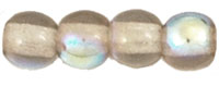 Round Beads 3mm : Black Diamond AB