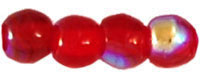 Round Beads 3mm : Siam Ruby AB