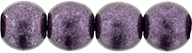 Round Beads 4mm : ColorTrends: Saturated Metallic Tawny Port