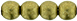 Round Beads 4mm : ColorTrends: Saturated Metallic Golden Lime