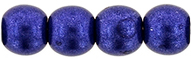 Round Beads 4mm : ColorTrends: Saturated Metallic Super Violet